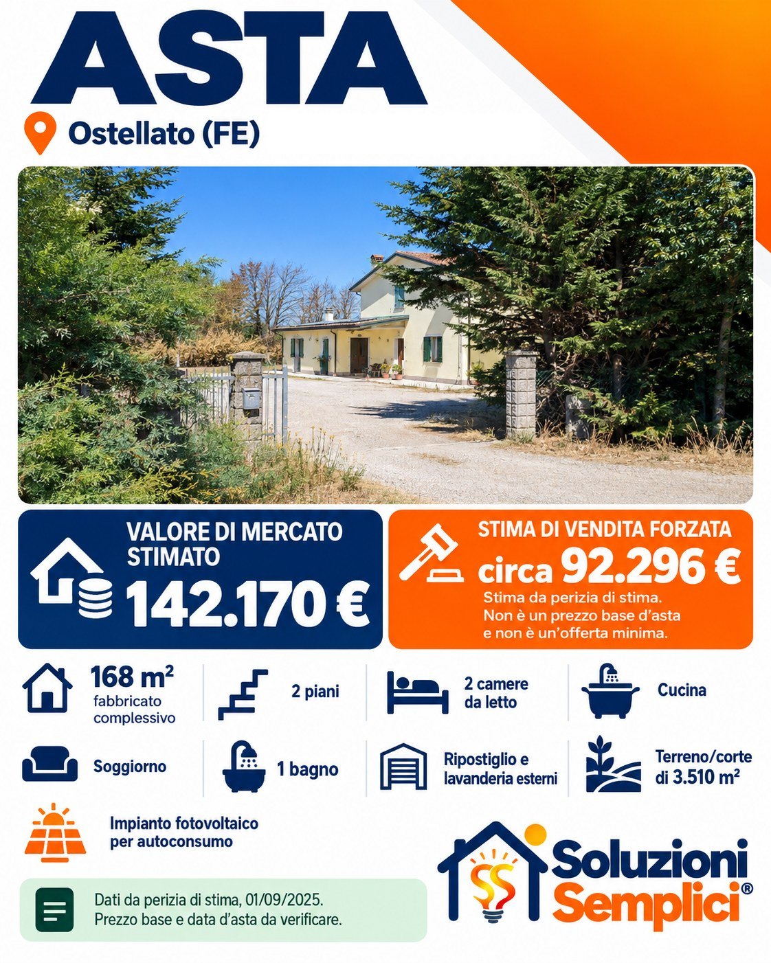 Asta Rif. 005 – Ostellato (FE) – sede Ferrara